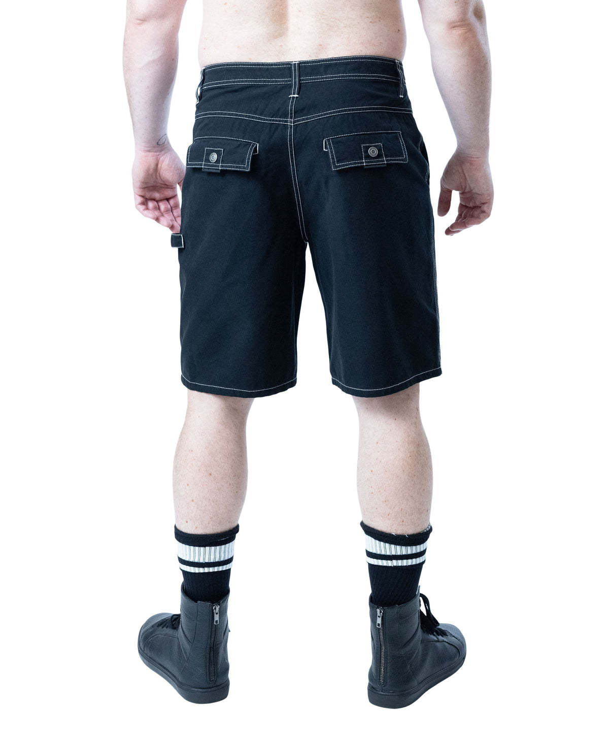 Short Forge pour homme Nasty Pig - Noir délavé