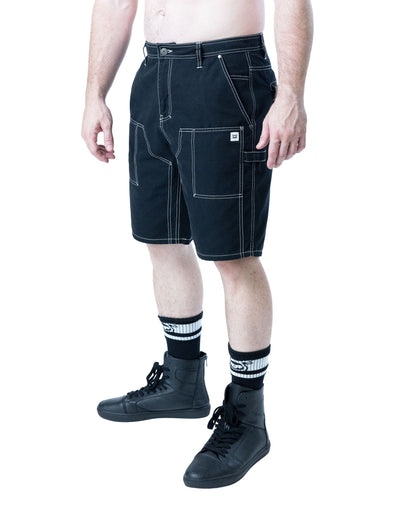 Short Forge pour homme Nasty Pig - Noir délavé