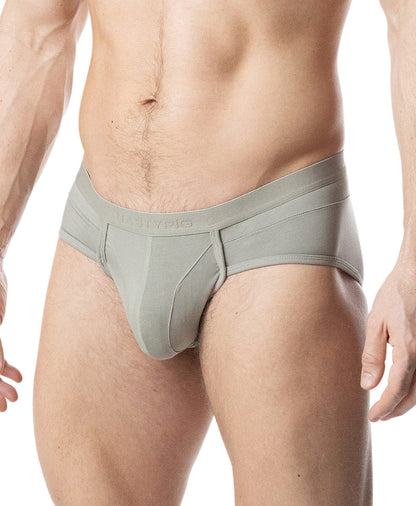 Nasty Pig Indulge U-Front Brief Underwear - Sage Green