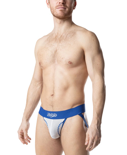 Nasty Pig Third Base Jockstrap Underwear - Quartz Blue/White