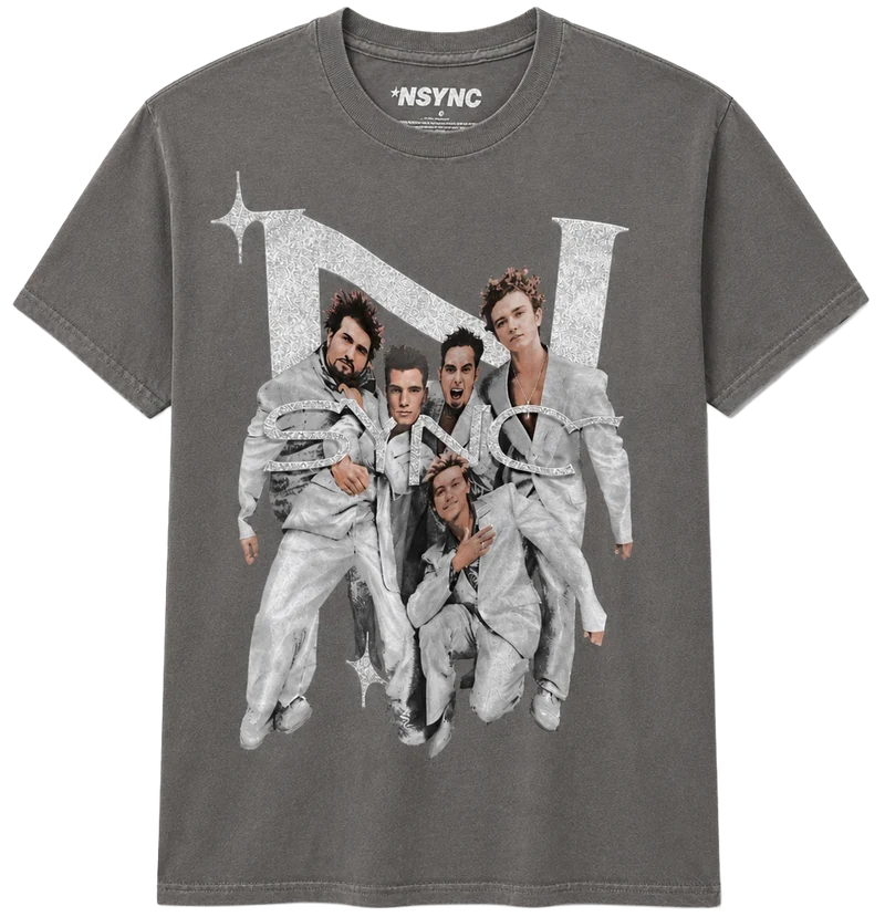 Steal Deal Herren-T-Shirt mit lizenziertem Musik-Print