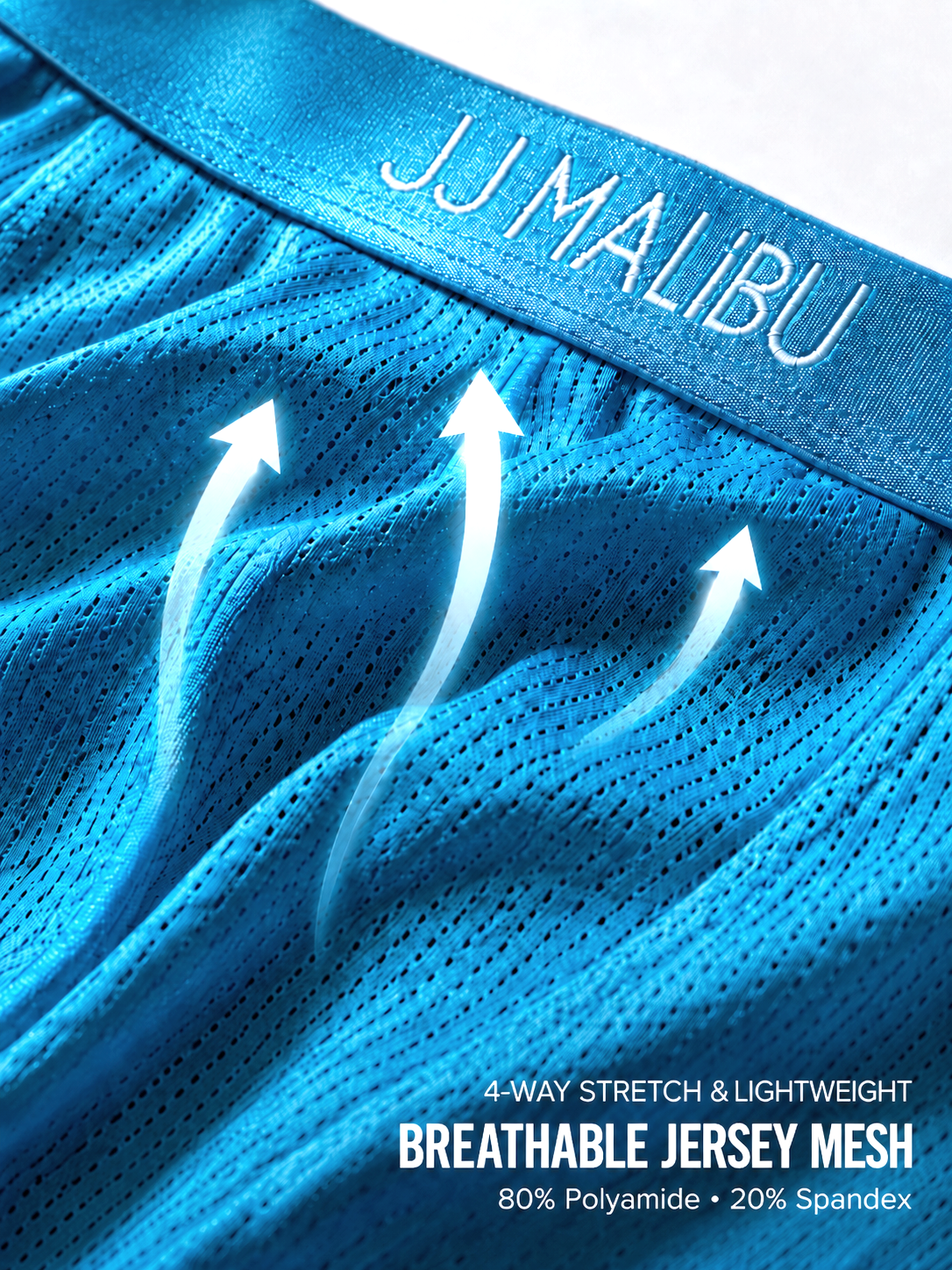 JJ Malibu Men's Now-or-Never Mesh Thong - Bold Blue