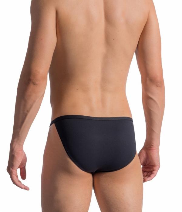 Black OLAF BENZ 0965 riotanga briefs with a smooth, form-fitting design in comfortable fabric