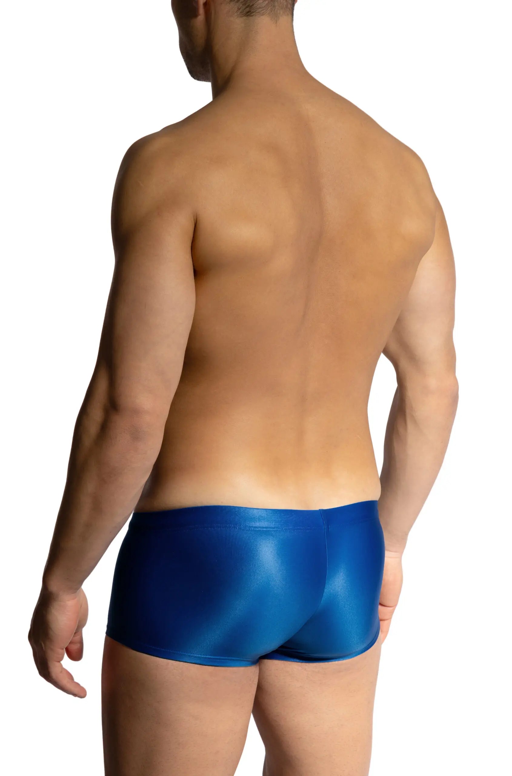 Blue shiny latex briefs olaf benz blu2453 sunpants featuring a sleek reflective finish for bold style