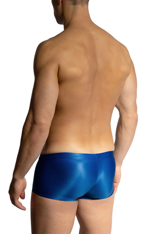 Blue shiny latex briefs olaf benz blu2453 sunpants featuring a sleek reflective finish for bold style