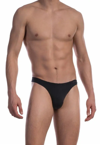 Black mens briefs olaf benz ministrong sleek form-fitting design in black stretch fabric for comfortable wear