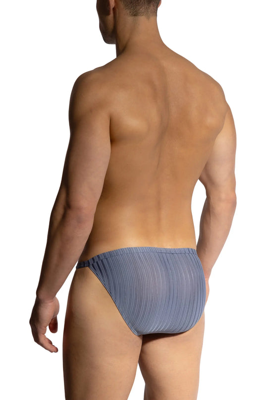 Blue pleated men’s briefs olaf benz riotanga made from soft fabric designed for comfortable everyday wear