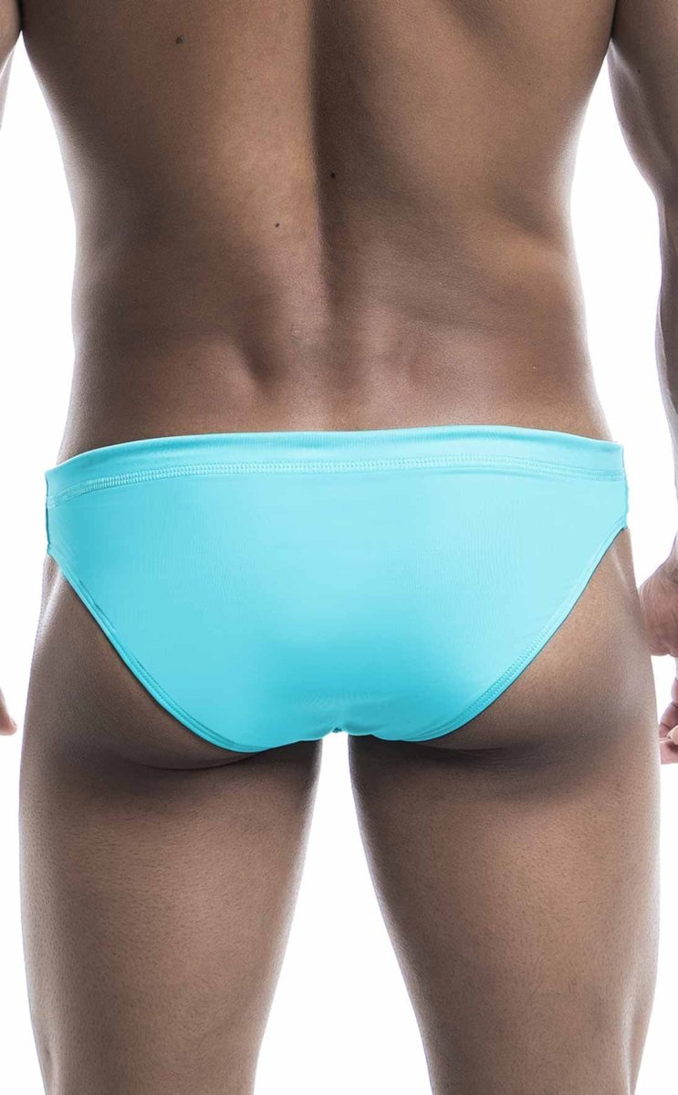 Oceanico swim briefs in sleek light blue with smooth fabric finish designed for comfortable swimming