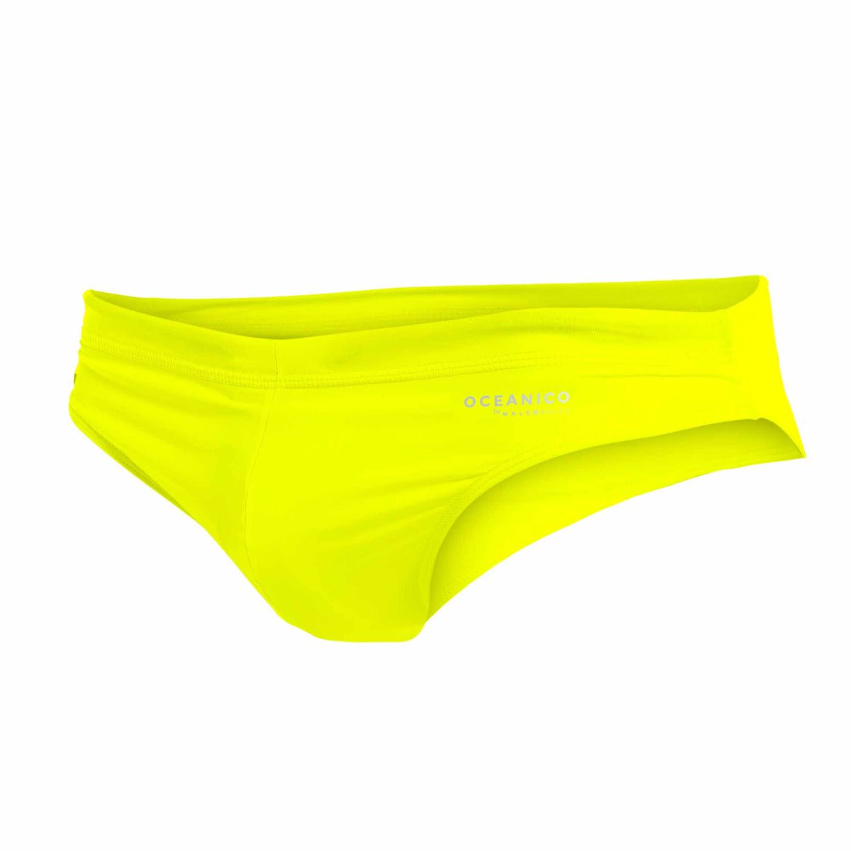 Bright neon yellow oceanic swim briefs made from quick-dry fabric ideal for ocean activities