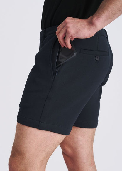 Shorts chino en maille stretch pour homme POSTMARC - Bleu marine