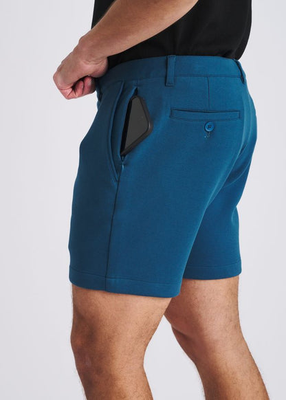 POSTMARC Stretch Knit Chino Shorts - Petrol