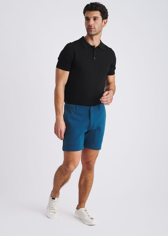 POSTMARC Stretch Knit Chino Shorts - Petrol