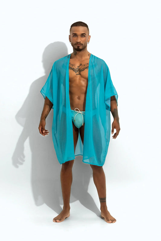 Poxeidon Herren The Solid Cover Up - Capri Current