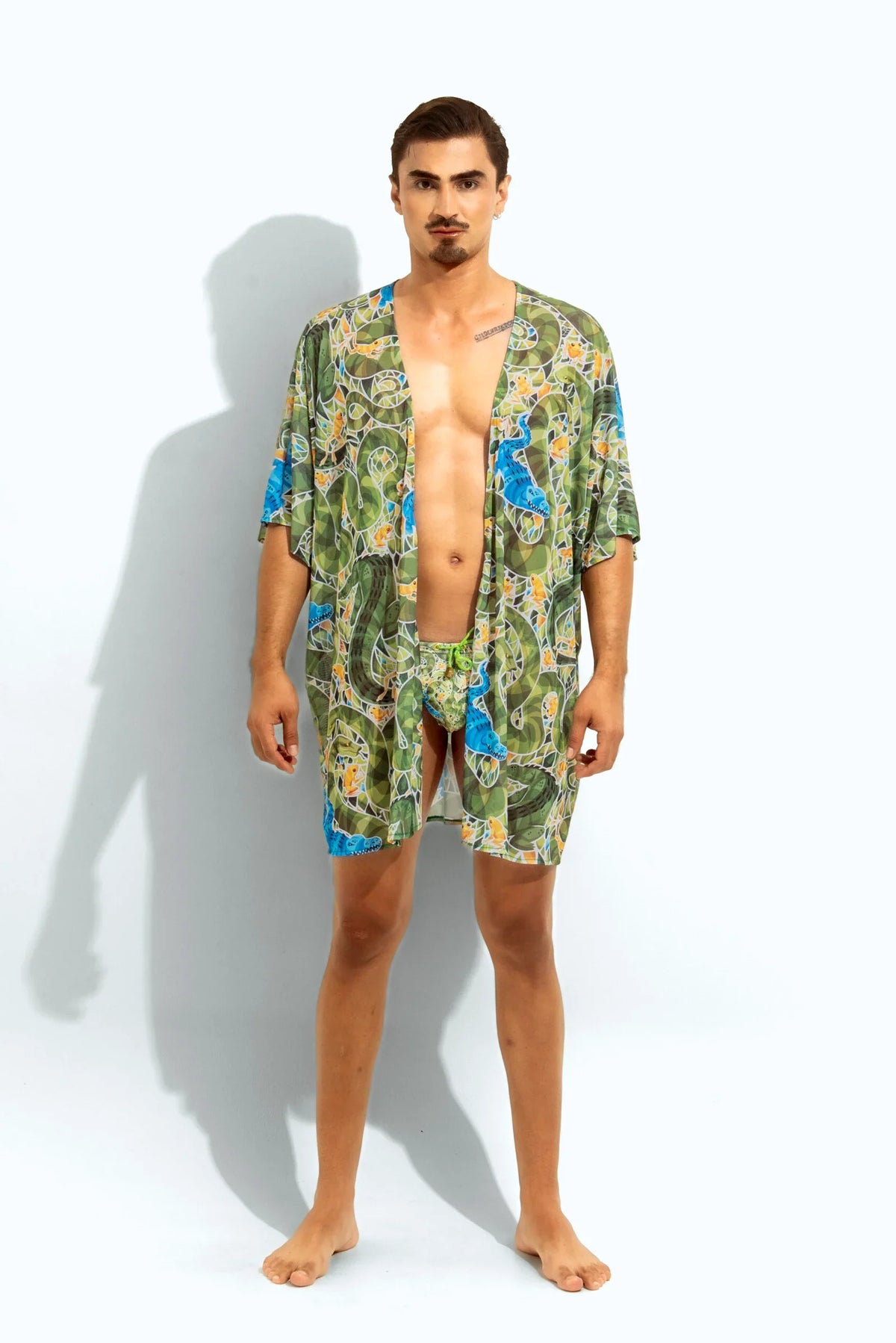 Poxeidon Men's Fauna Cover Up - Venom
