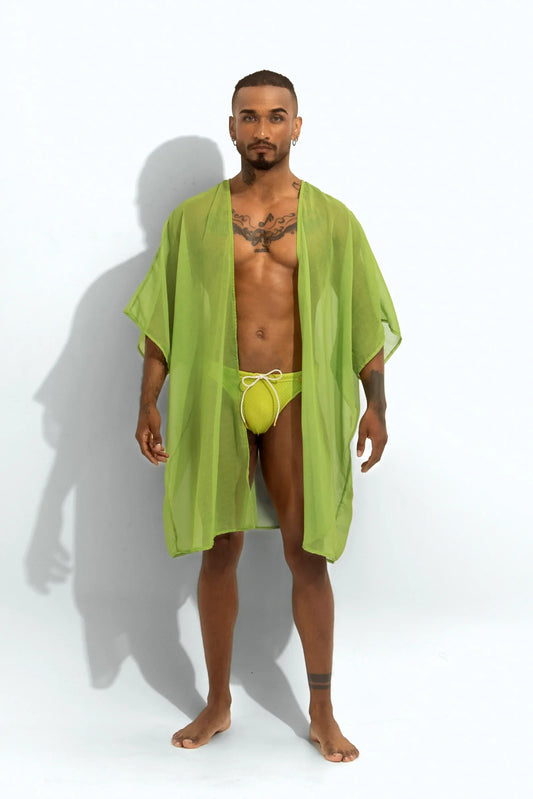 Poxeidon Herren The Solid Cover Up - Toxic Kiwi