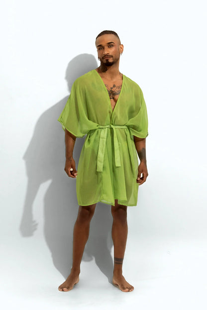 Poxeidon The Solid Cover Up pour homme - Toxic Kiwi