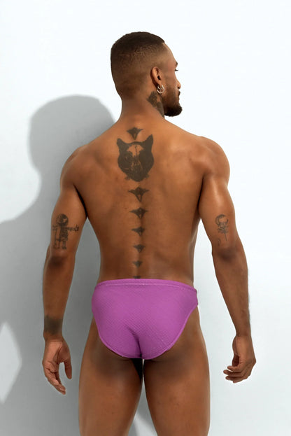Poxeidon Herren The Solid Siren Badehose - Iris Feather