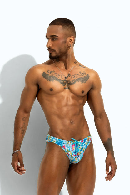 Poxeidon Herren The Siren Badehose - Aqua Current