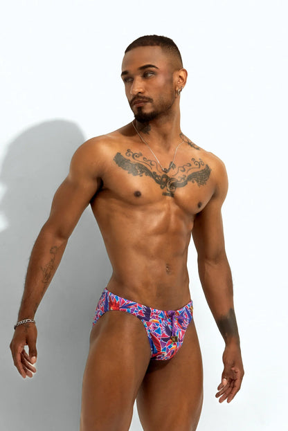 Poxeidon Herren-Schwimm-Slip The Siren - Plumage