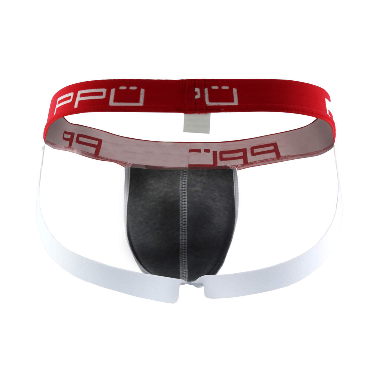 PPU 1308 Jockstrap Color Gray-Red