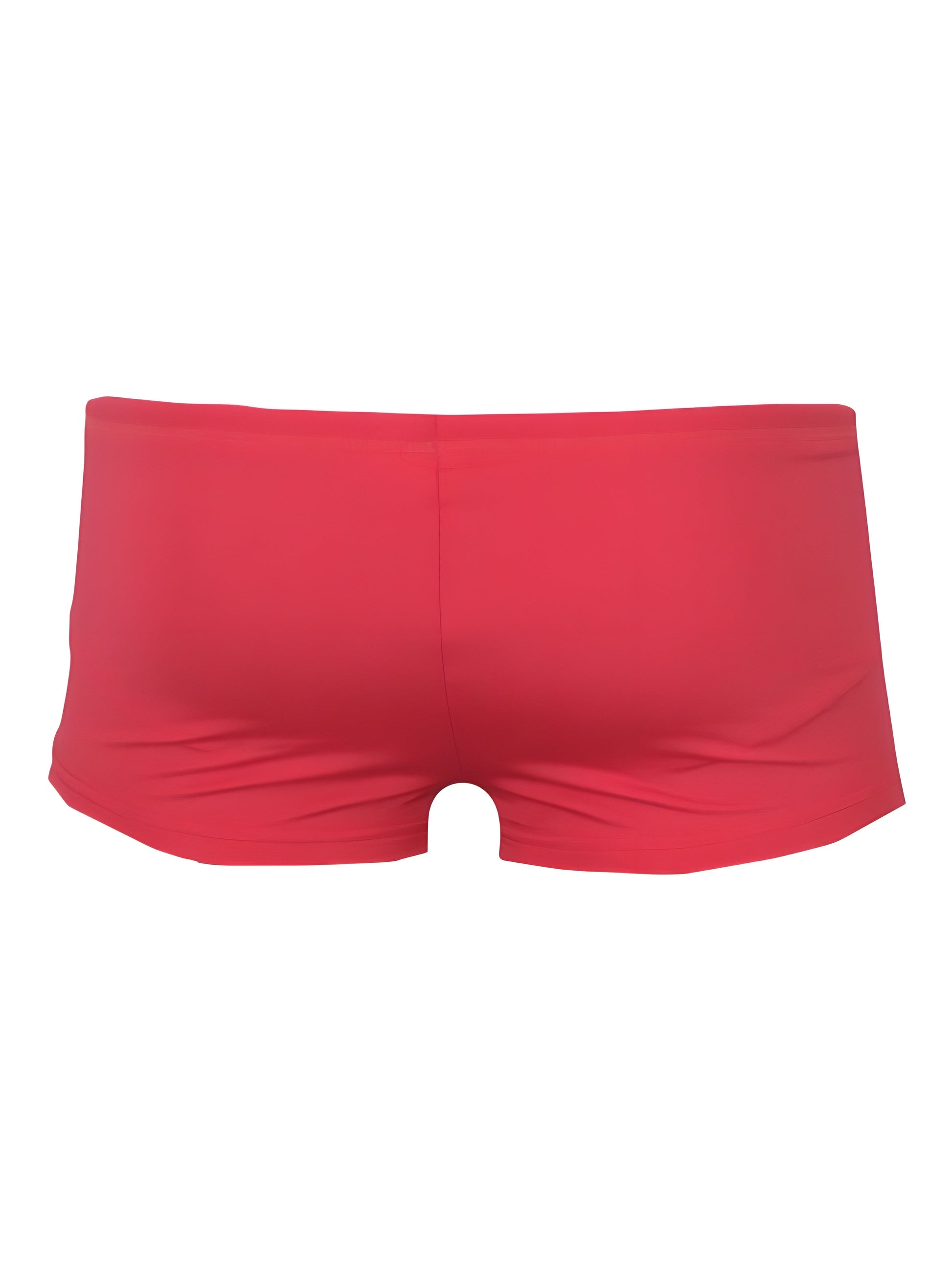 Red pride 11 brief women’s smooth stretchy fabric underwear with simple rectangular cut front view
