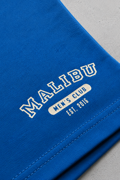 JJ Malibu Men's Peek-A-Boo Varsity 2" Short Shorts  -  Bold Blue