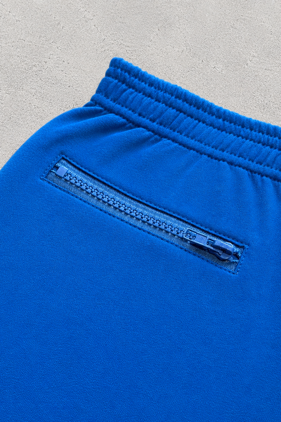 JJ Malibu Men's Peek-A-Boo Varsity 2" Short Shorts  -  Bold Blue