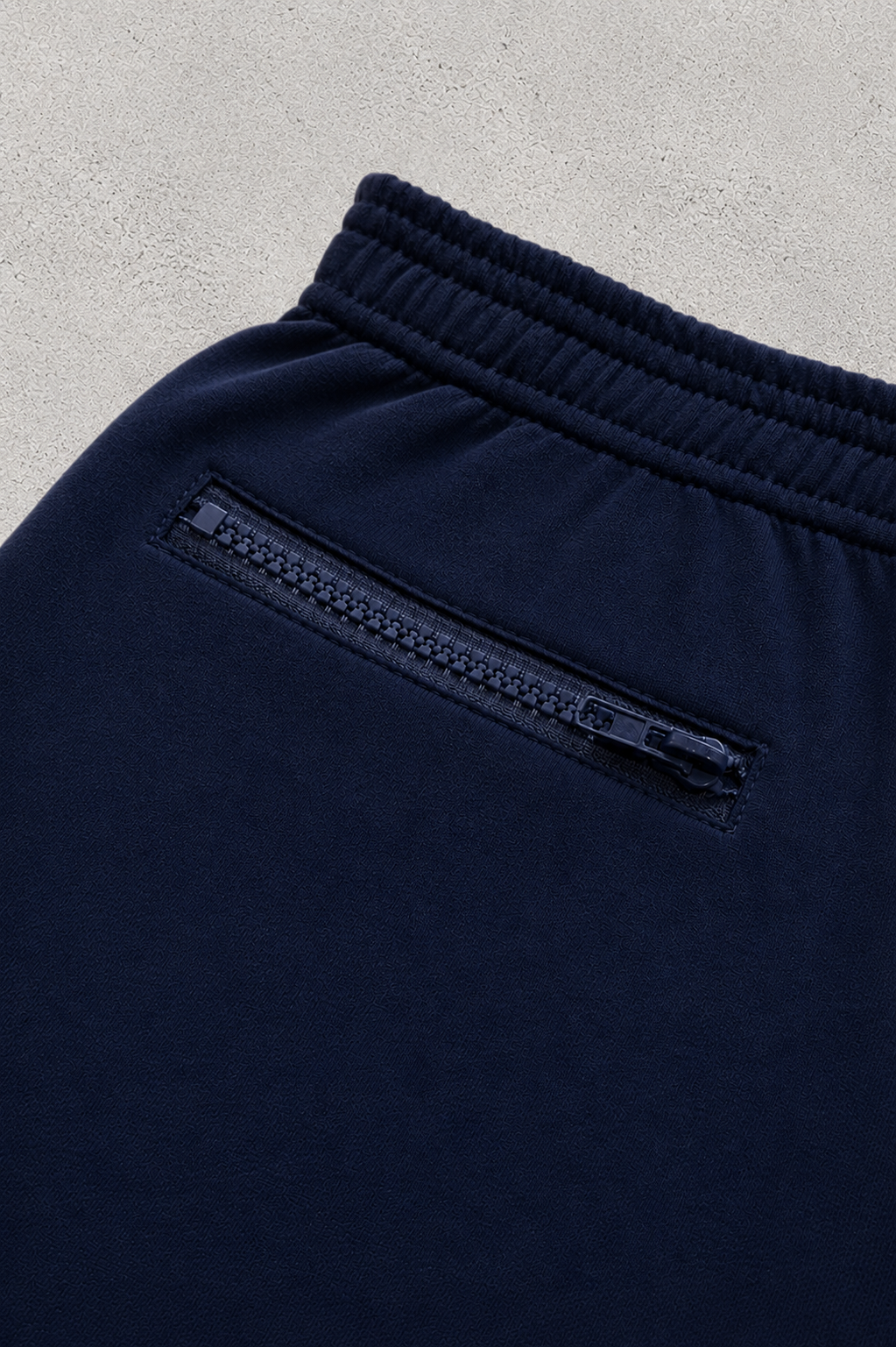 JJ Malibu Men's Peek-A-Boo Varsity 2" Short Shorts  - Midnight Navy