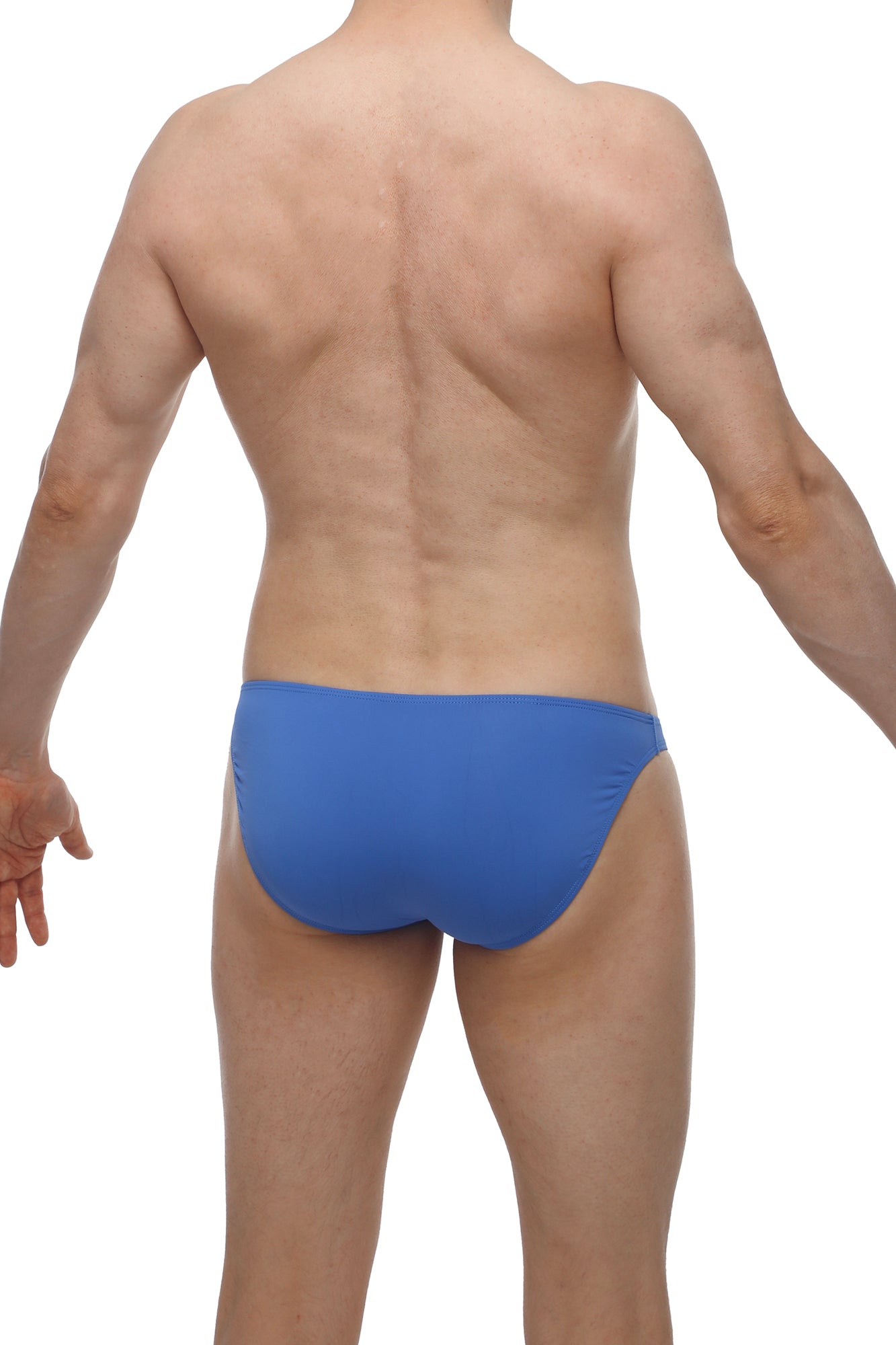 Blue swim trunks from petitq bikini dome cerulean blue made of lightweight fabric for comfortable water use