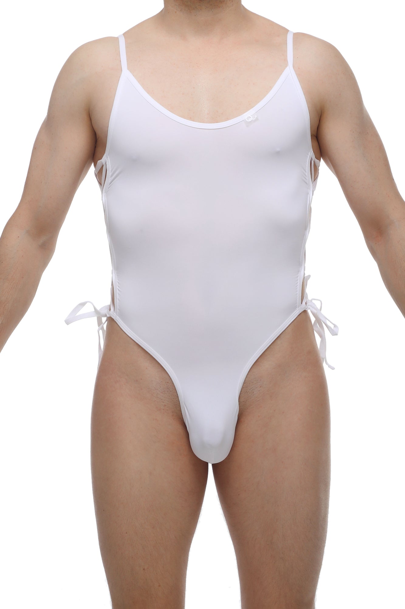 PetitQ Bodythong Lacets Weiß