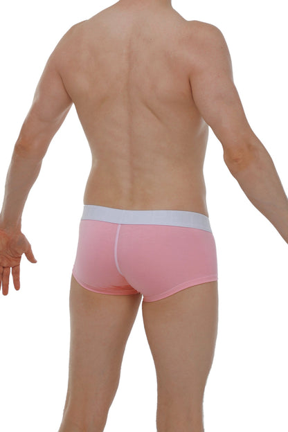 Pink briefs with white waistband made of modal fabric from petitq boxer chillax collection