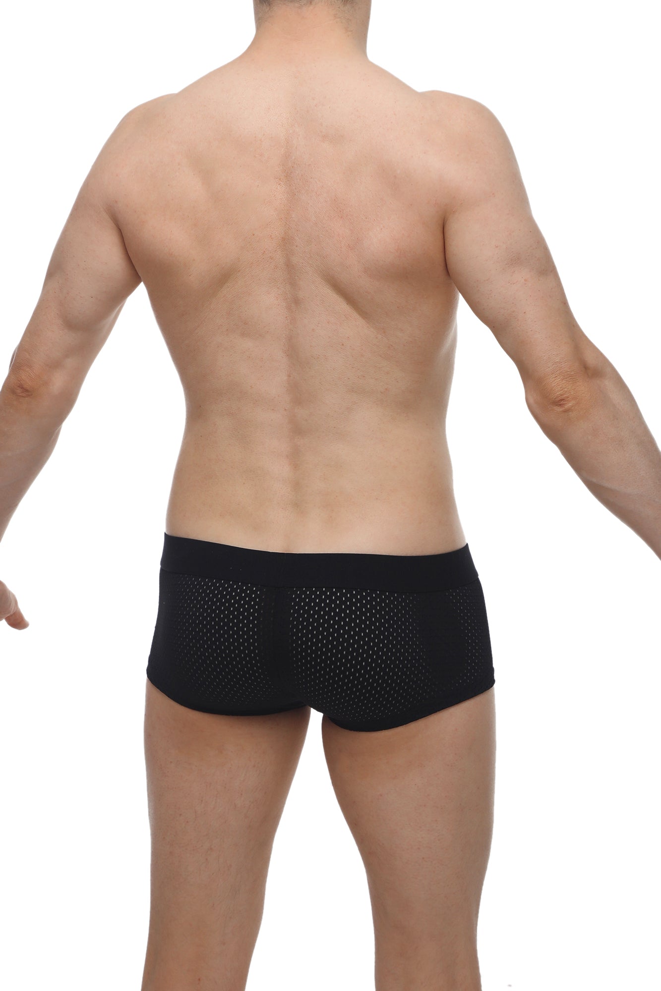 PetitQ boxer oncieux bee black black mesh briefs with a sleek form-fitting design for comfortable wear