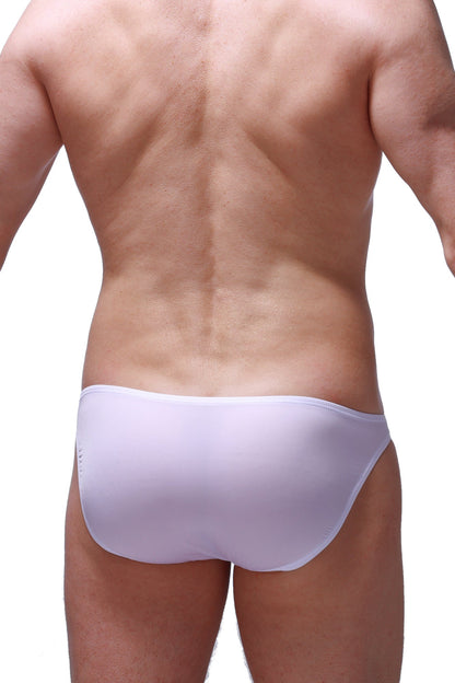 PetitQ brief Menil Plum white seamless white form-fitting briefs with a smooth design for comfortable wear
