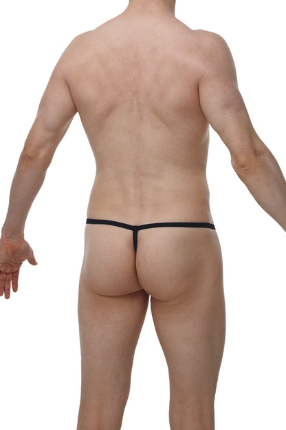 Black thong petitq g-string chely macra with a thin seamless band for comfortable stylish wear