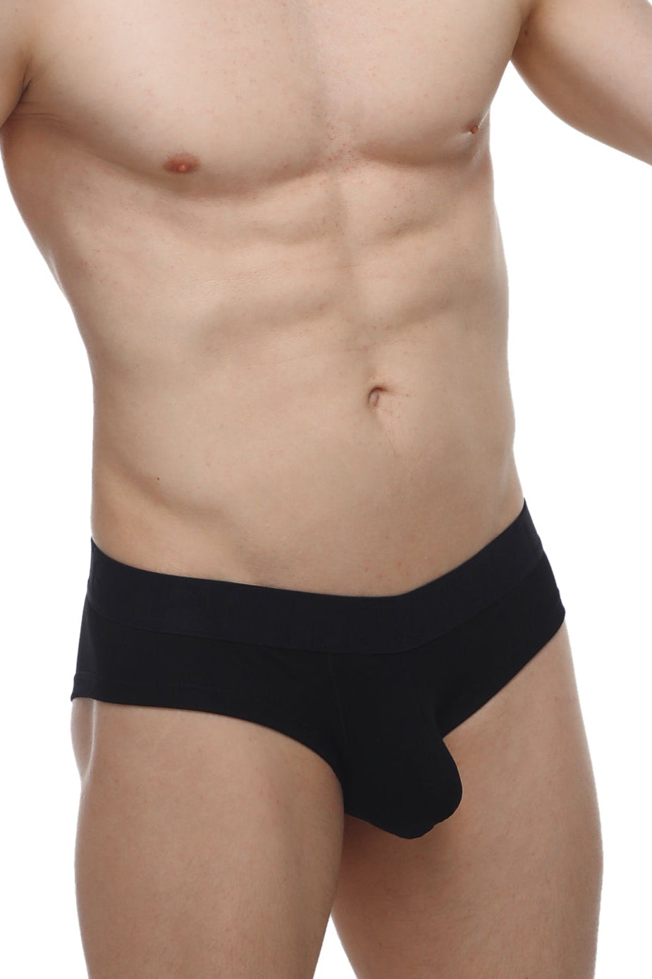 Black men’s briefs petitq mini boxer cheeky modal in smooth form-fitting design for comfortable wear
