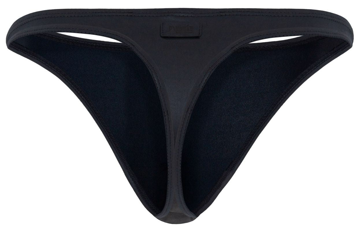 Black thong Pikante PIK 2119 candy thongs made of smooth stretchy fabric with minimalist design and subtle stitching