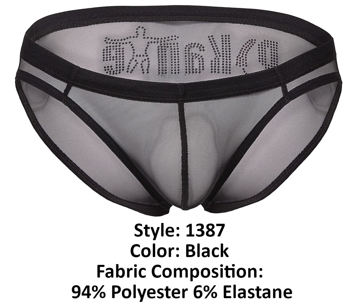 Pikante PIK 1387 Sense Slip Farbe Schwarz