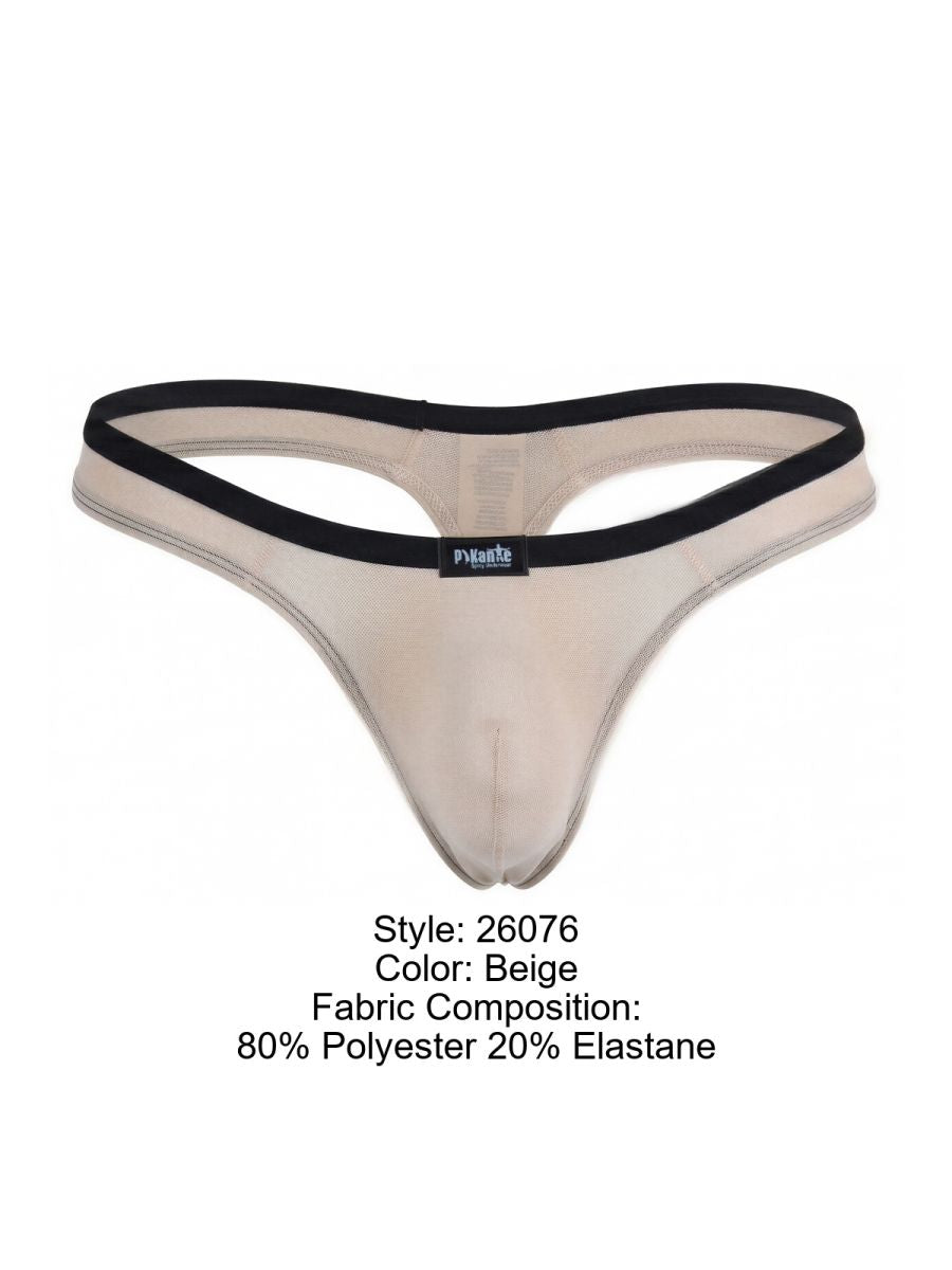 Pikante 26076 PIK 26076 Isis Stringtanga in Elegantem Beige Farbe Beige