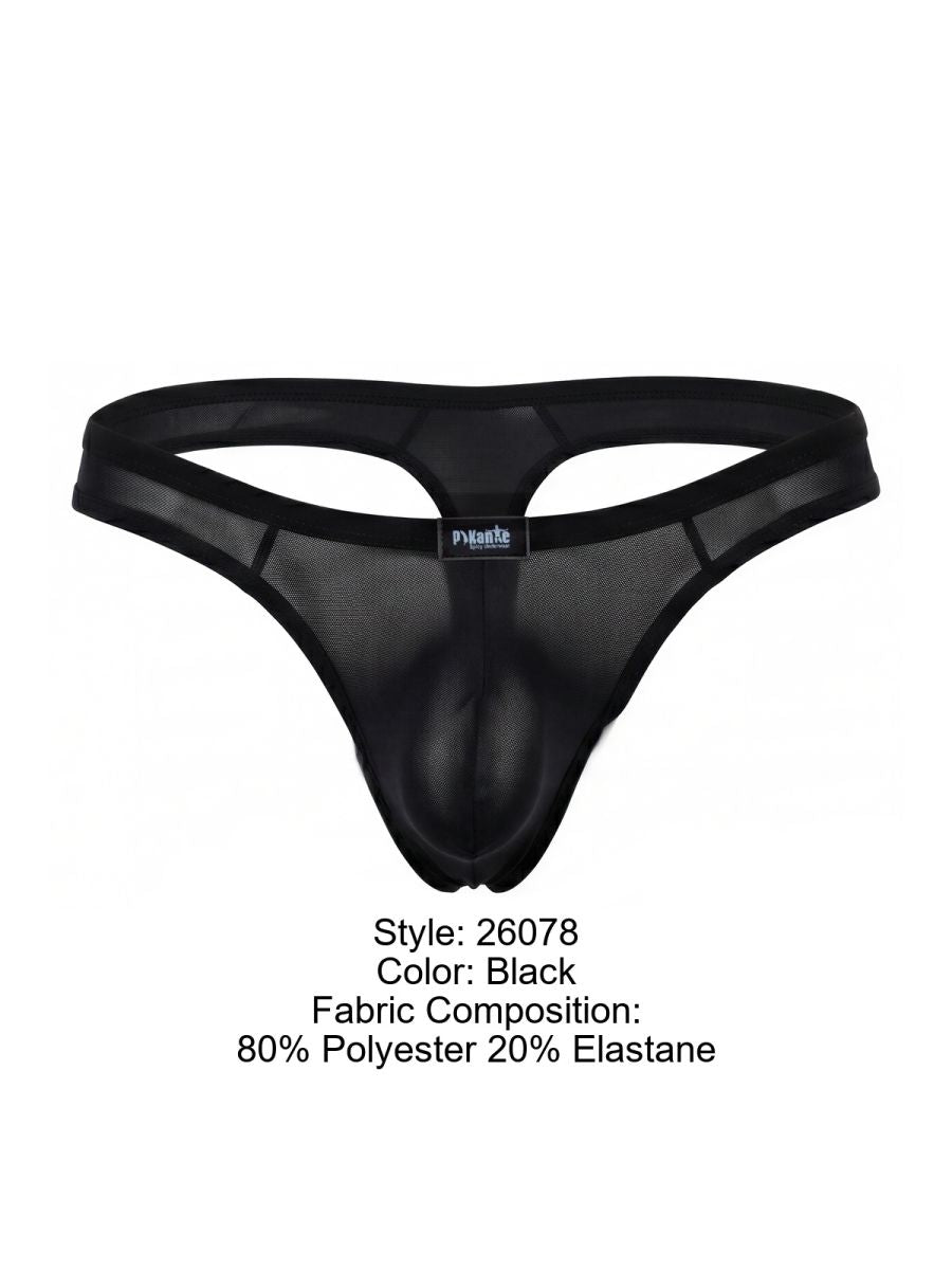 Pikante 26078 Seductive Comfort: Pikante PIK 26078 Isis Stringtanga Farbe Schwarz