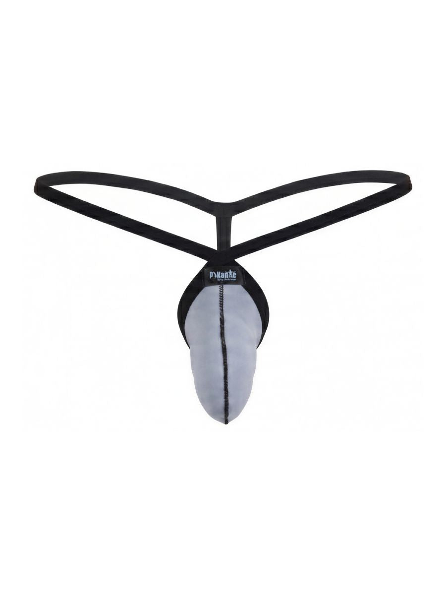 Pikante 26086 PIK 26086 Ensemble de strings pour hommes en couleur grise Gris