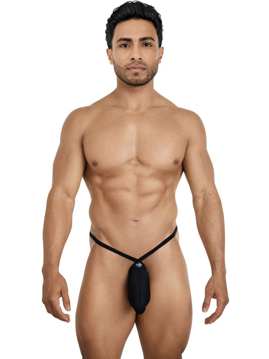 Pikante 26087 PIK 26087 String masculin minimaliste de couleur noir élégant Ensemble de couleur noire