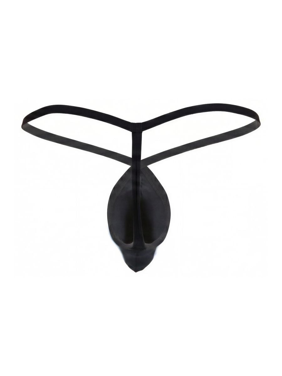 Pikante 26087 PIK 26087 String masculin minimaliste de couleur noir élégant Ensemble de couleur noire