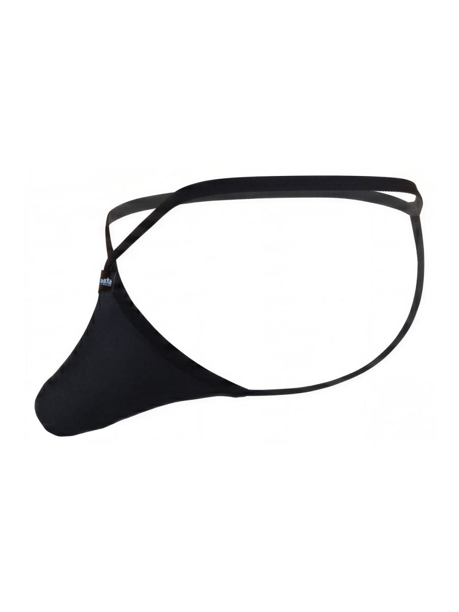 Pikante 26087 PIK 26087 String masculin minimaliste de couleur noir élégant Ensemble de couleur noire