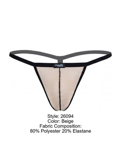 Pikante 26094 PIK 26094 Nut Men's G-String in Beige Color Beige