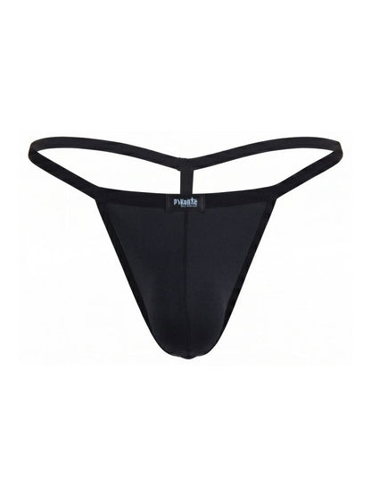 Pikante 26096 PIK 26096 Nut G-String in Sleek Black Color Black