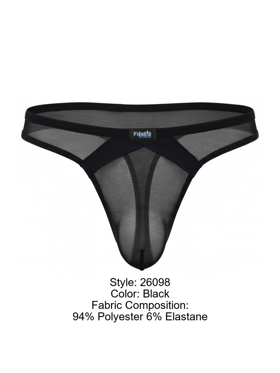 Pikante 26098 PIK 26098 Sobek Thong Farbe Schwarz