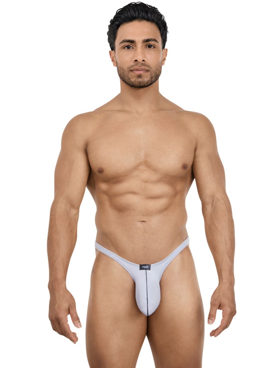 Pikante 26106 PIK 26106 Neftis Herren-Bikini in schlichtem Grau Grau