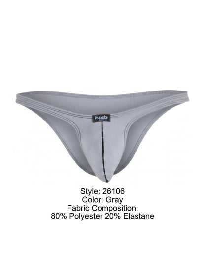 Pikante 26106 PIK 26106 Neftis Herren-Bikini in schlichtem Grau Grau