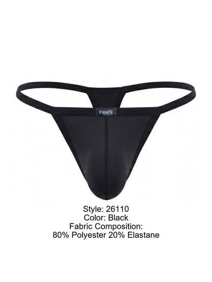Pikante 26110 PIK 26110 Khonsu Strings in eleganter schwarzer Farbe Schwarz