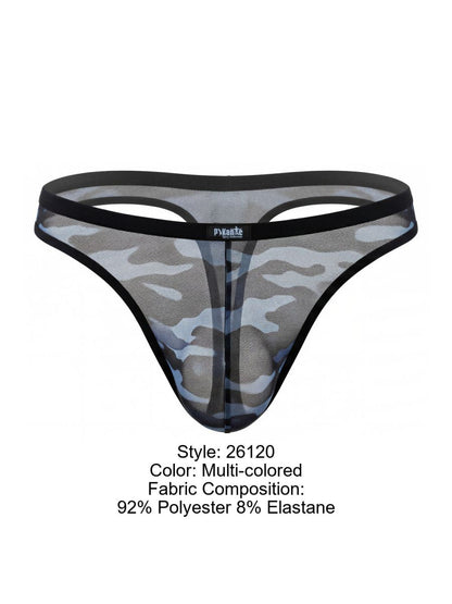 Pikante 26120 PIK 26120 Herren String Tanga Hexa Mehrfarbig Farbe Mehrfarbig